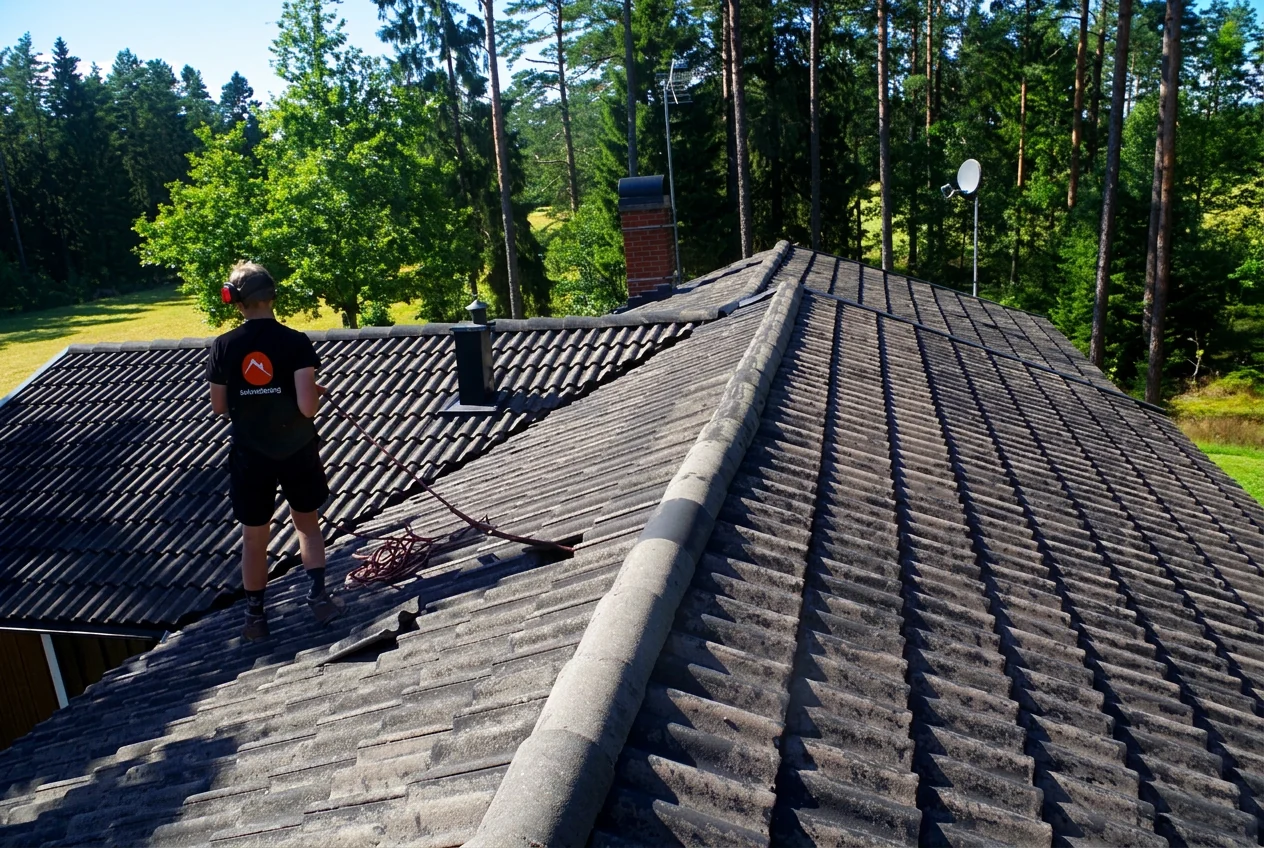 Takmålning i Ljungby med omnejd – exempel på utfört arbete